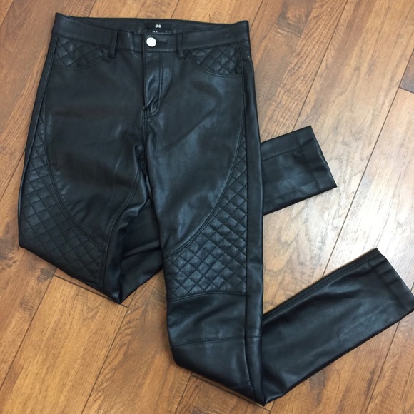 H & M Pants - H & M Faux Leather Pants